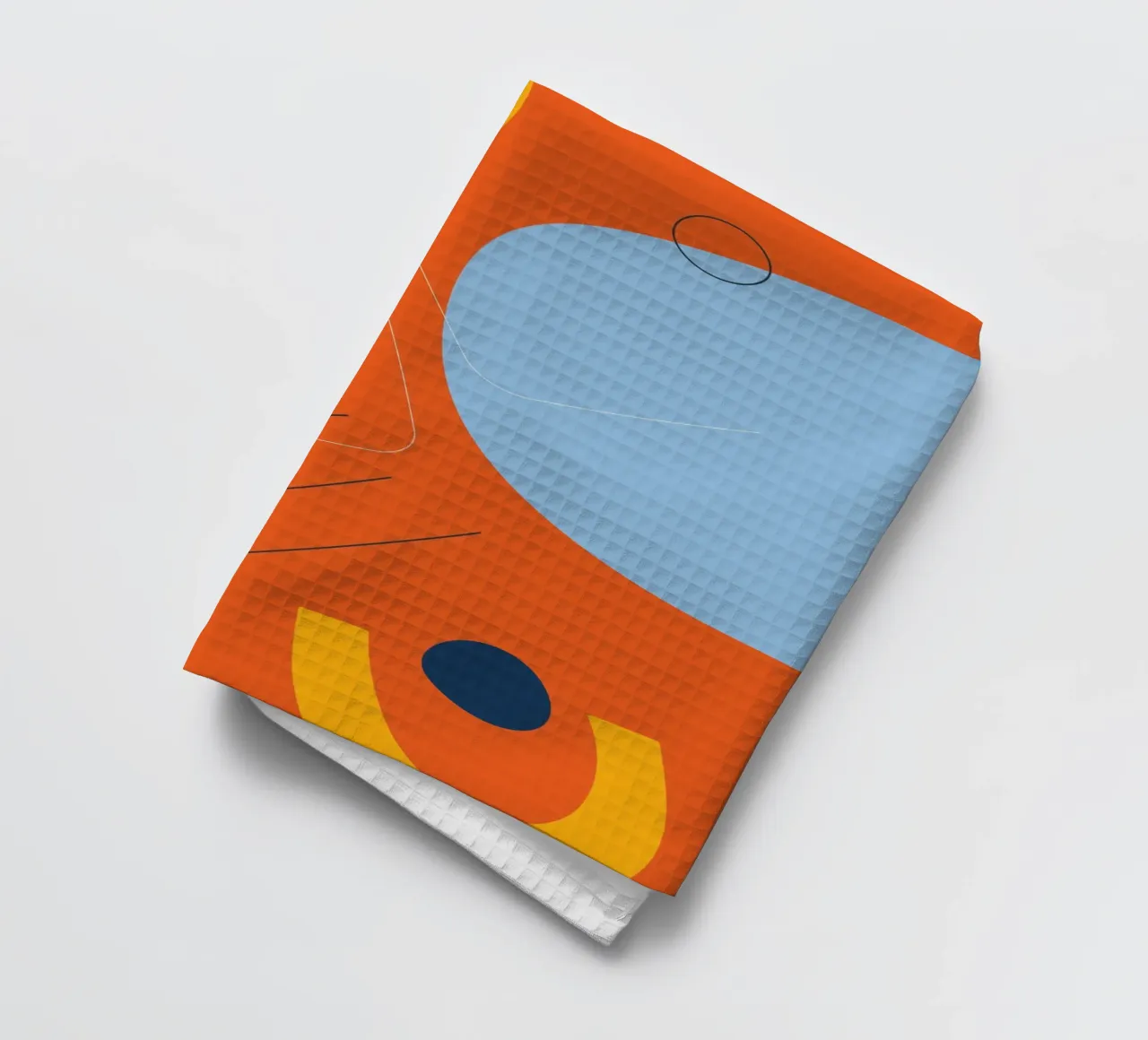 Explosion de couleurs abstraites - Design moderne torchon de Whole©