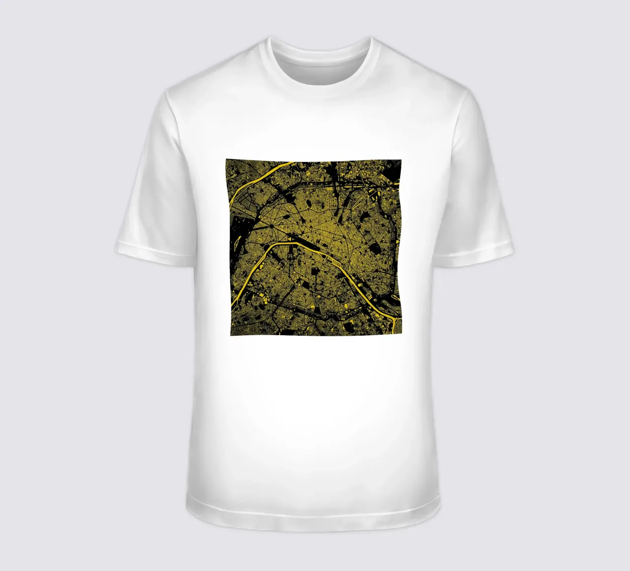 Paris Yellow t-shirt da Urban Maps