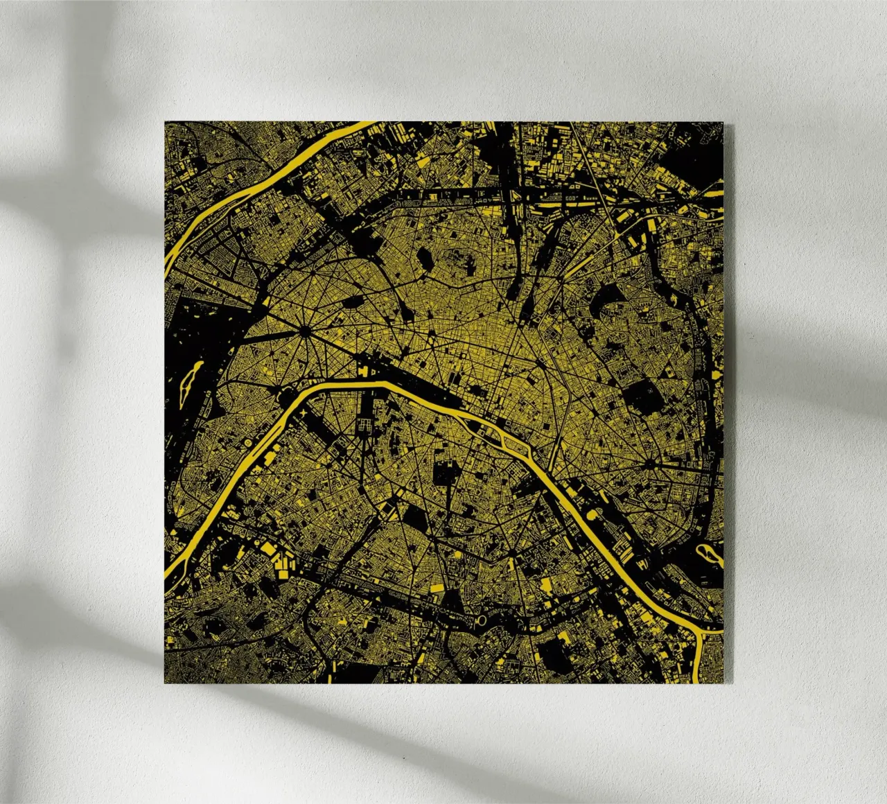 Paris Yellow plexiglass da Urban Maps