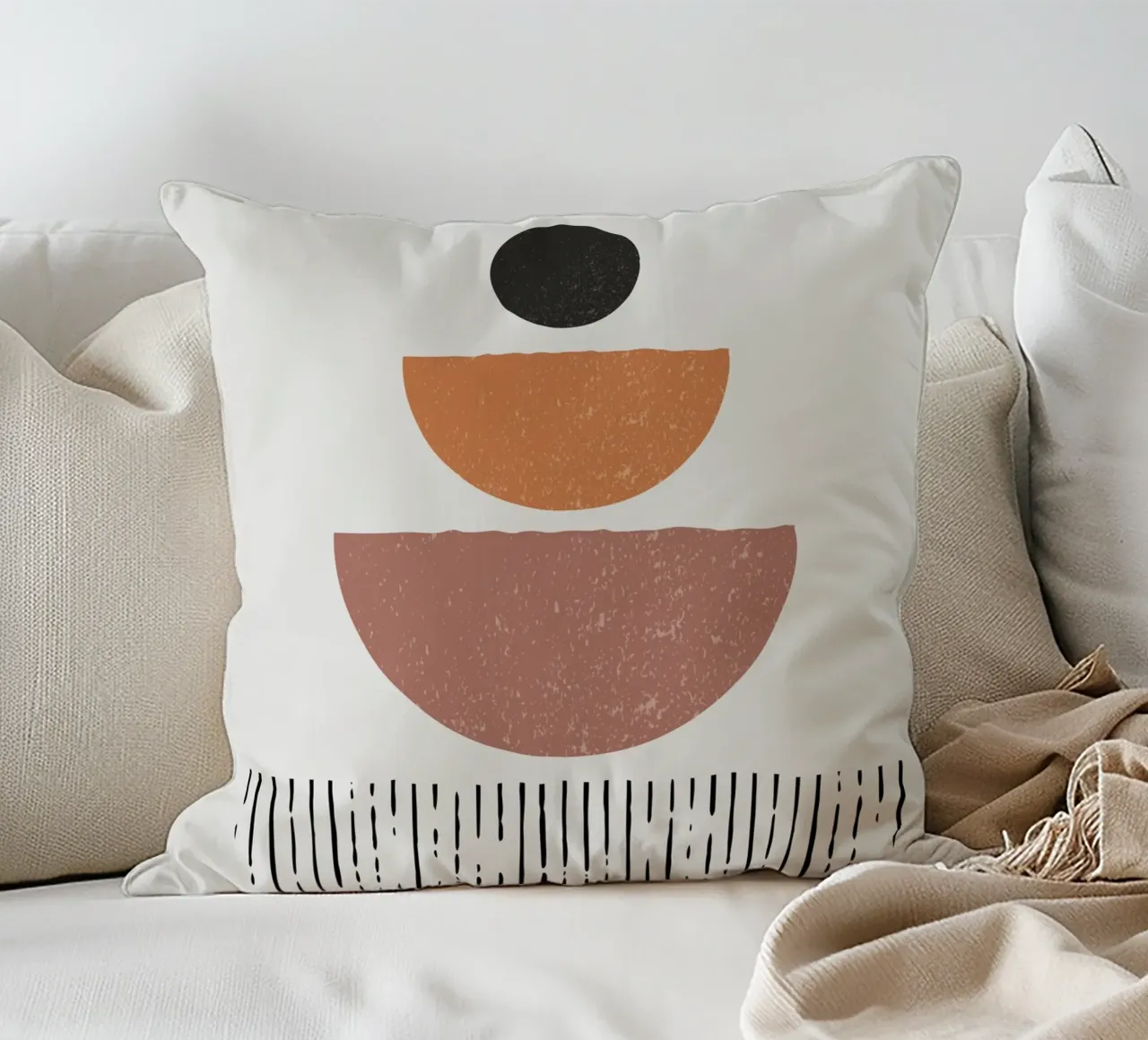 Armonia geometrica - design moderno cuscino da Whole©