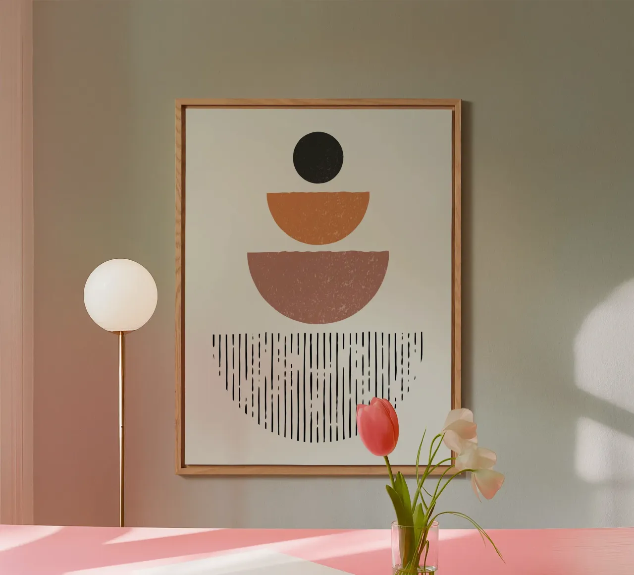Armonia geometrica - design moderno pannello forex da Whole©