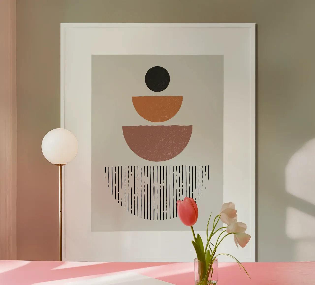 Armonia geometrica - design moderno poster da Whole©