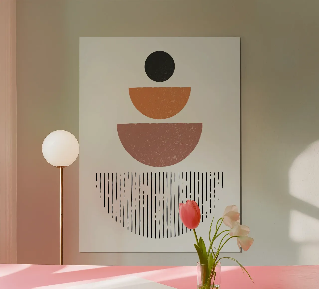 Armonia geometrica - design moderno poster da Whole©