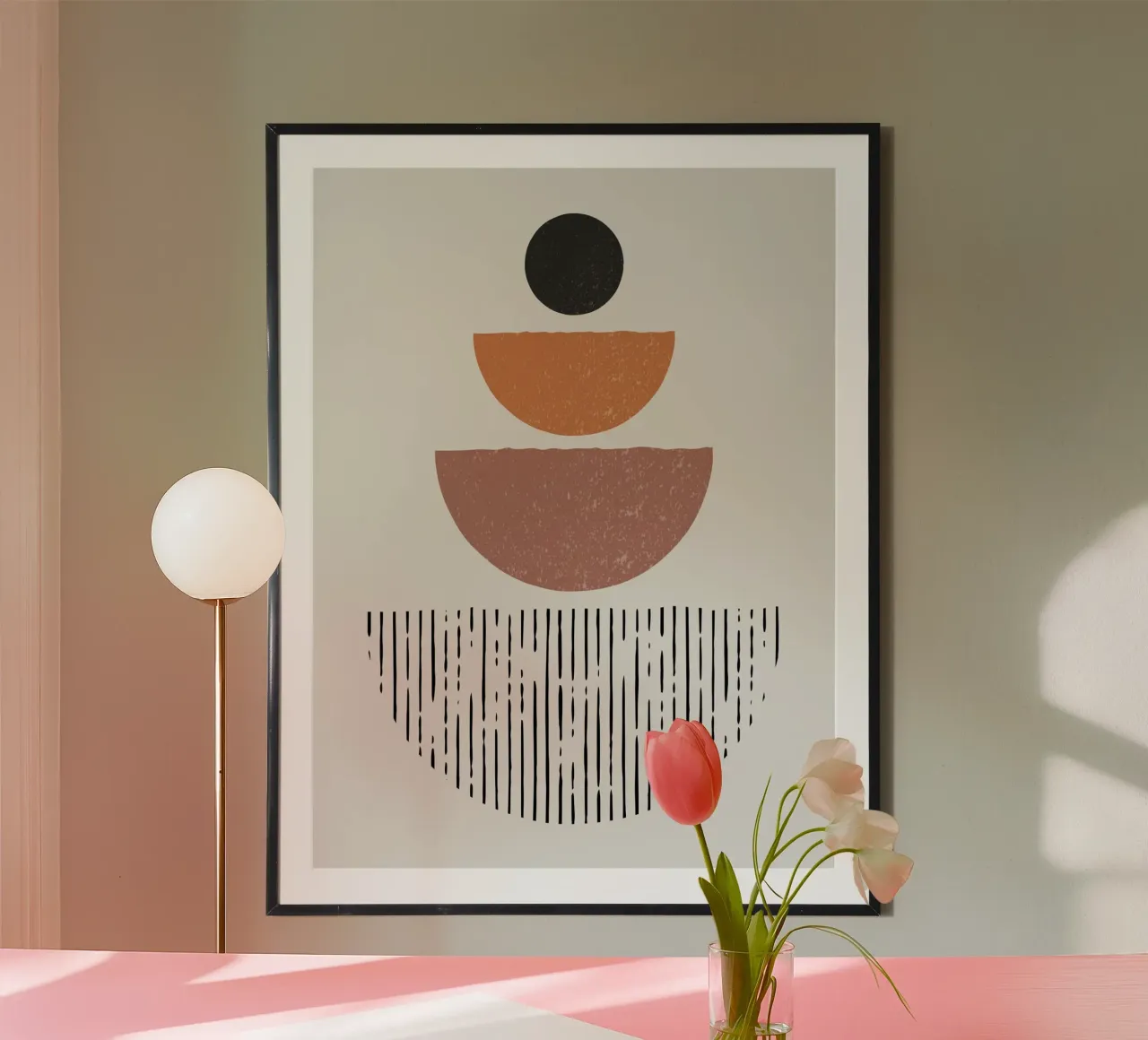Armonia geometrica - design moderno poster da Whole©