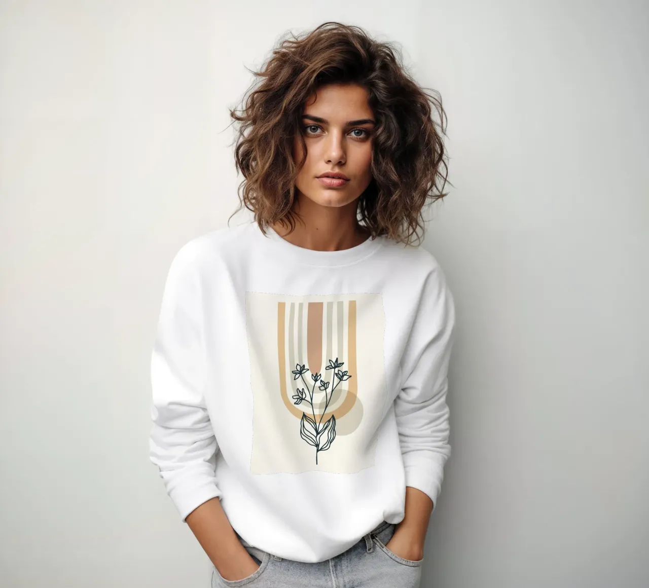 Design floreale Boho felpa da Whole©