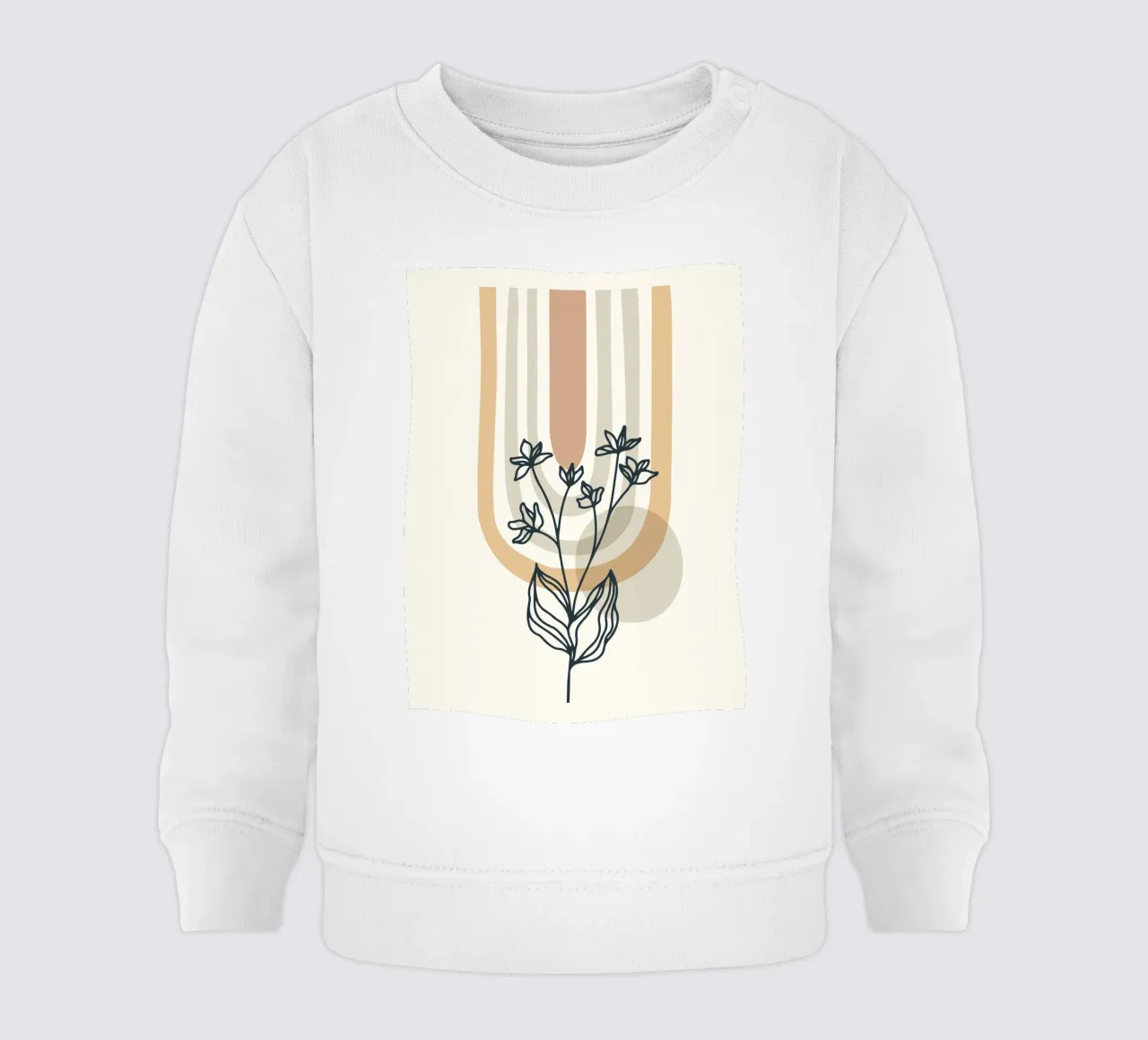 Design floreale Boho felpa neonato da Whole©