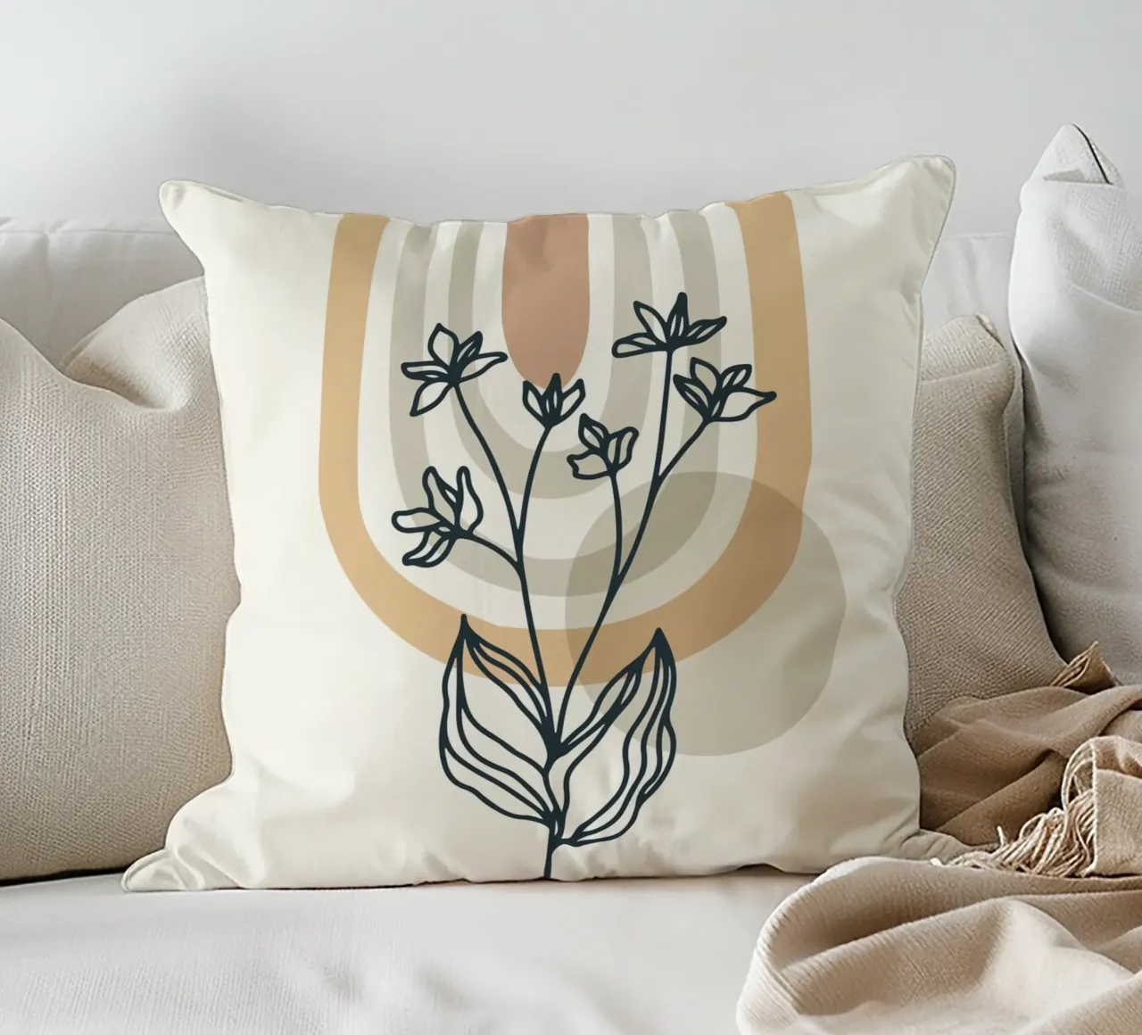 Design floreale Boho cuscino da Whole©