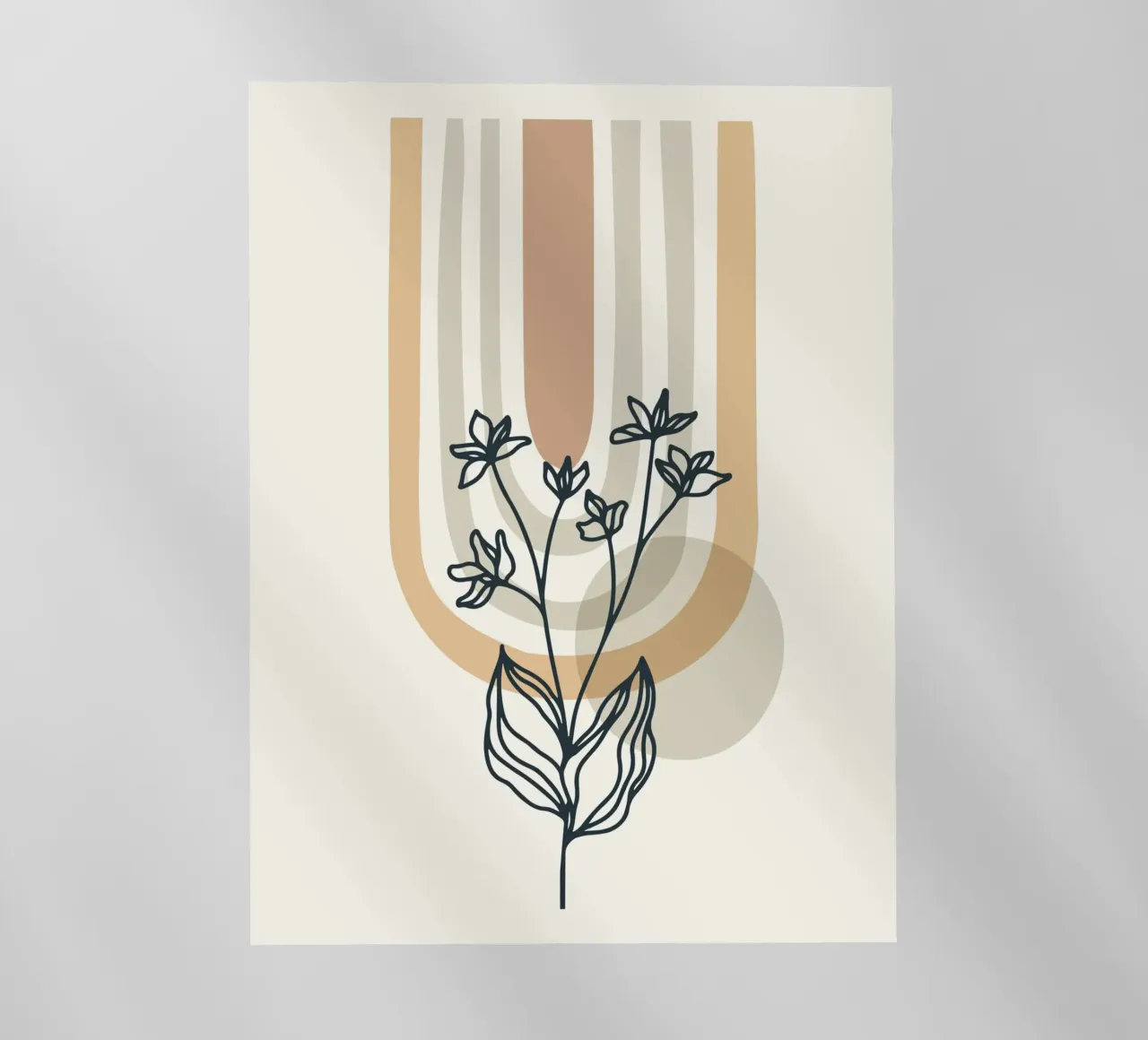 Design floreale Boho pellicola backlit da Whole©