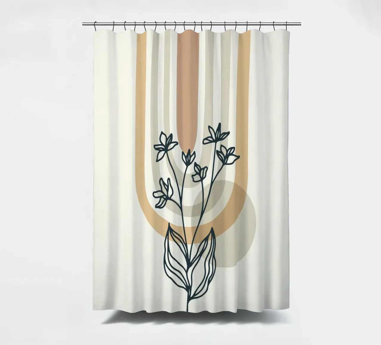 Design floreale Boho tenda da doccia da Whole©