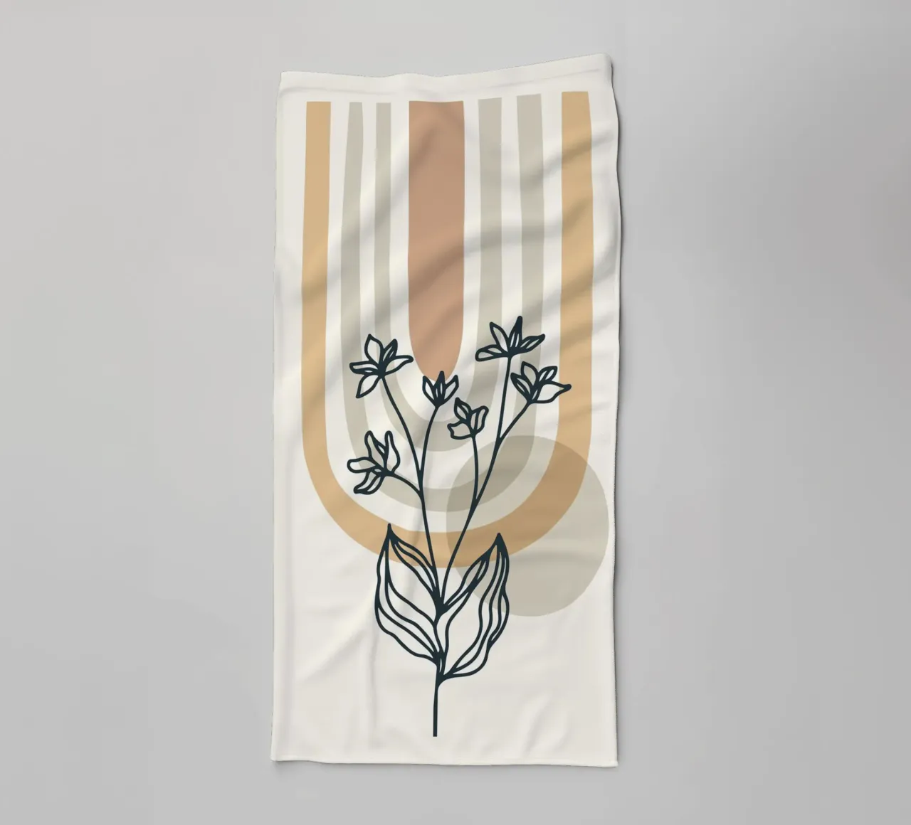 Design floreale Boho asciugamano da bagno da Whole©