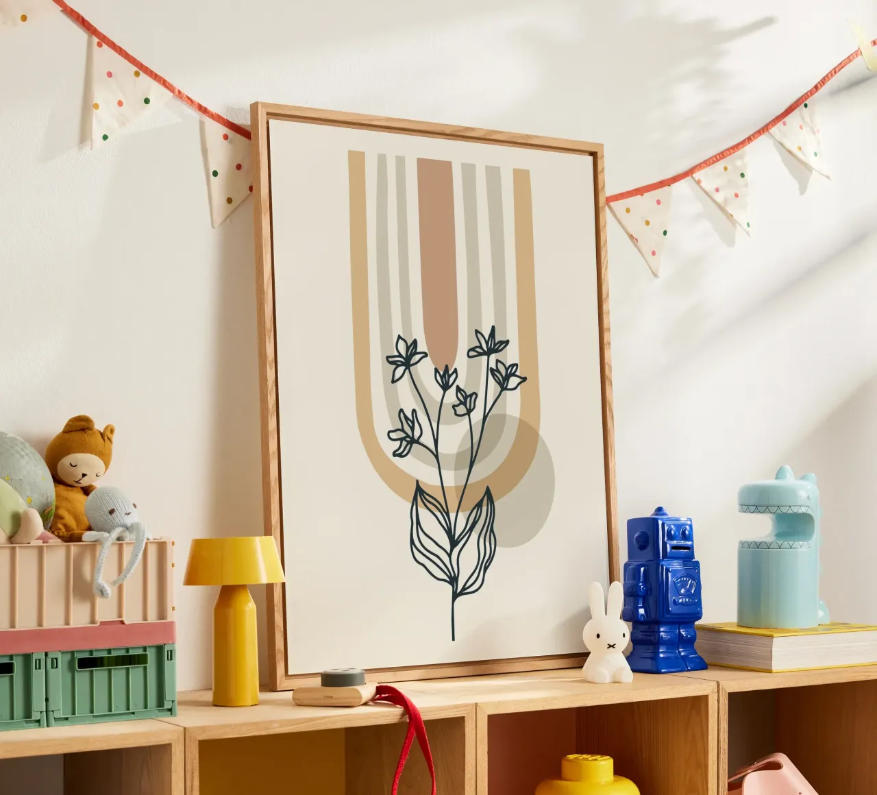 Design floreale Boho plexiglass da Whole©