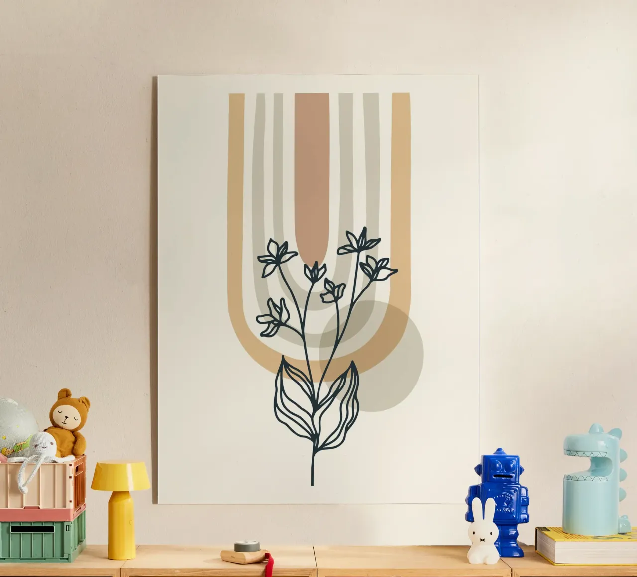 Design floreale Boho plexiglass da Whole©