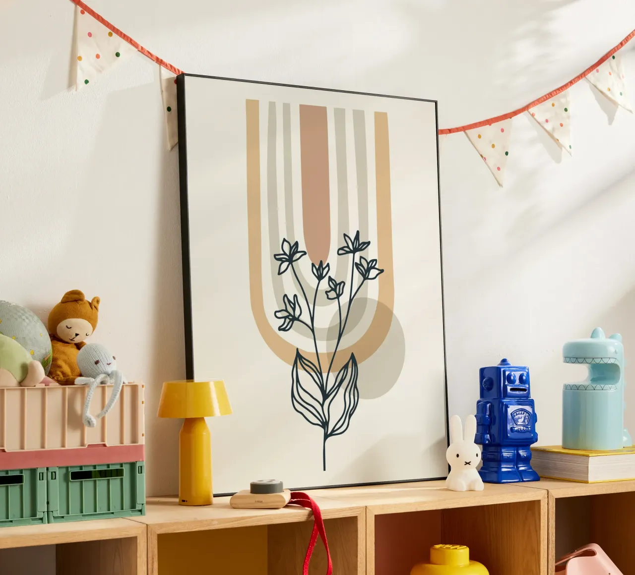 Design floreale Boho alluminio dibond da Whole©