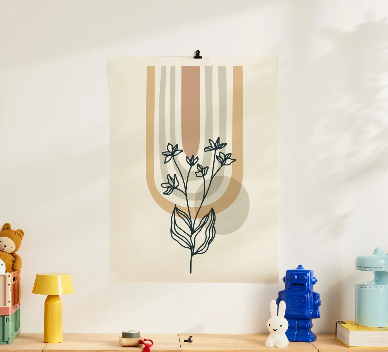 Design floreale Boho carta hahnemühle da Whole©