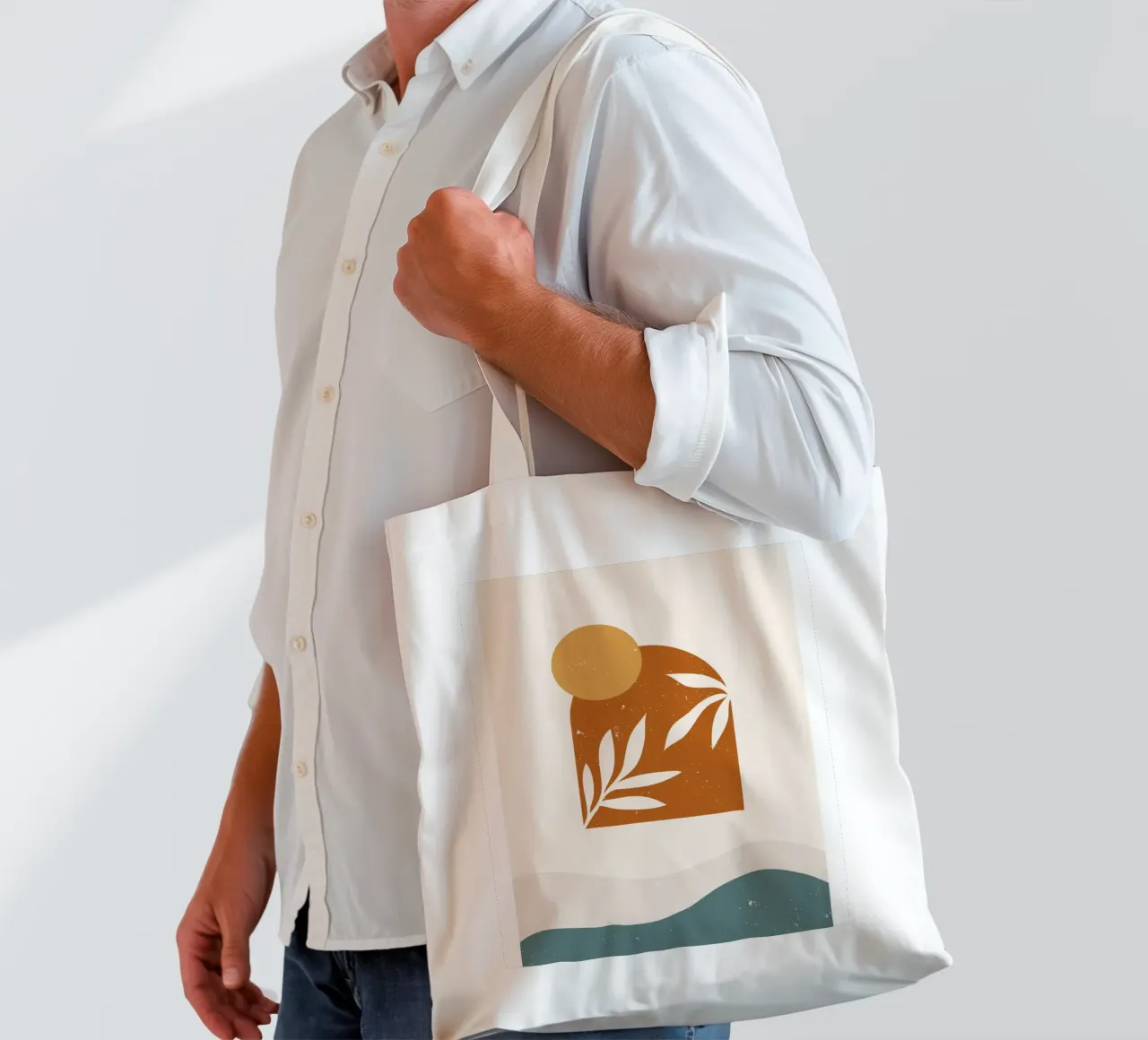 Design Boho Sunset borsa in juta da Whole©