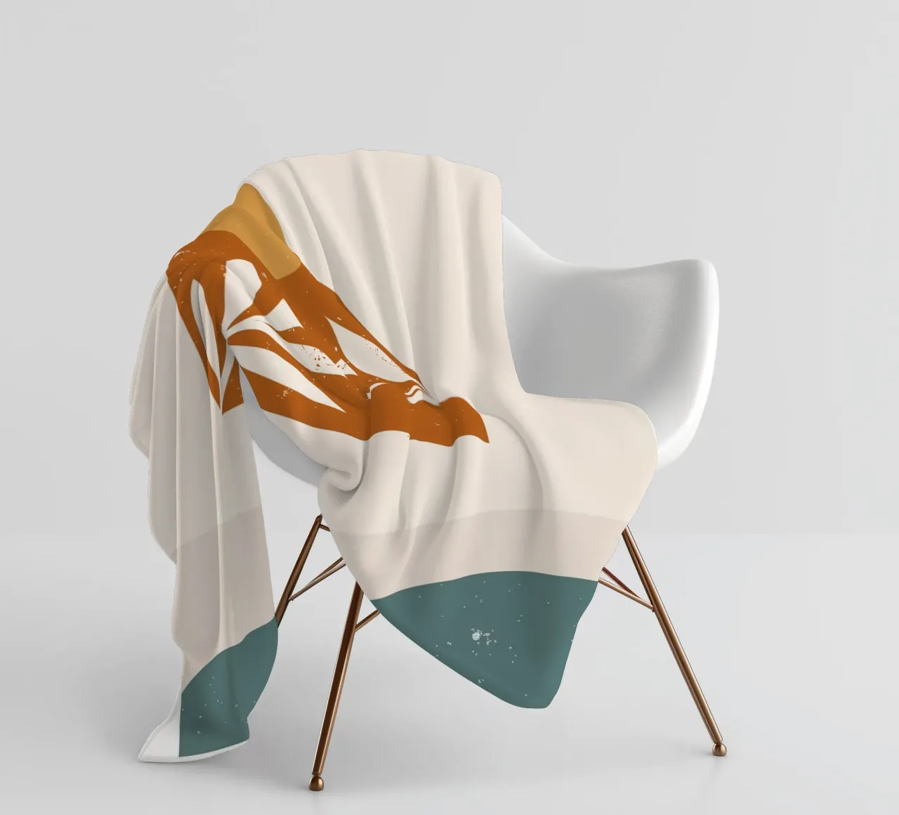 Design Boho Sunset coperta in pile da Whole©