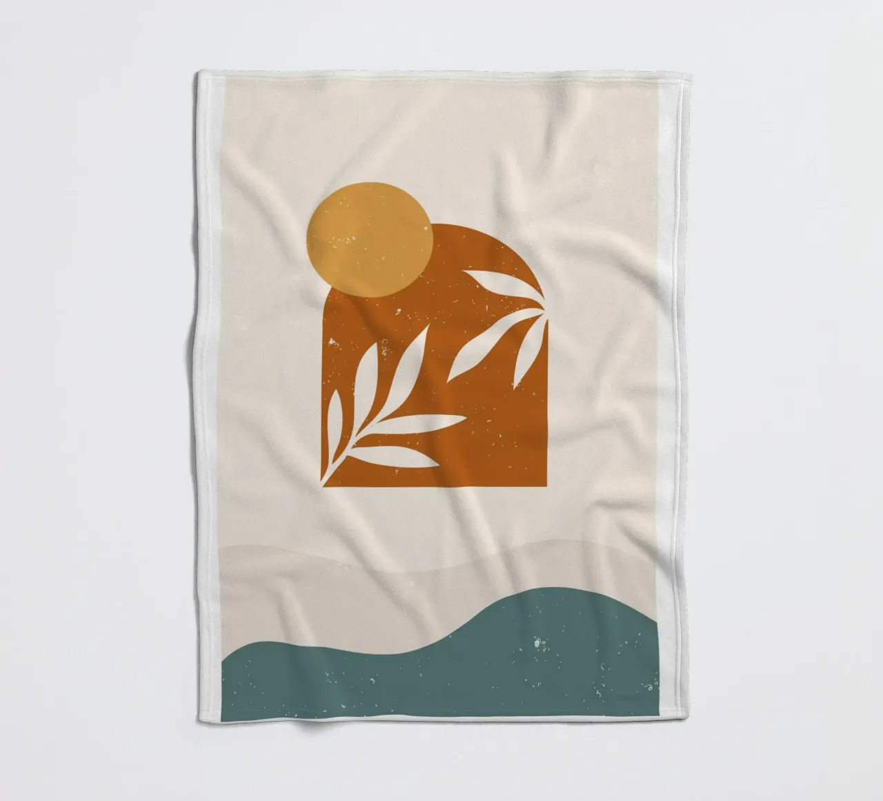 Design Boho Sunset coperta in pile da Whole©