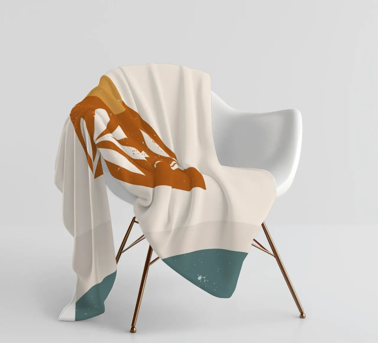 Design Boho Sunset coperta in pile da Whole©
