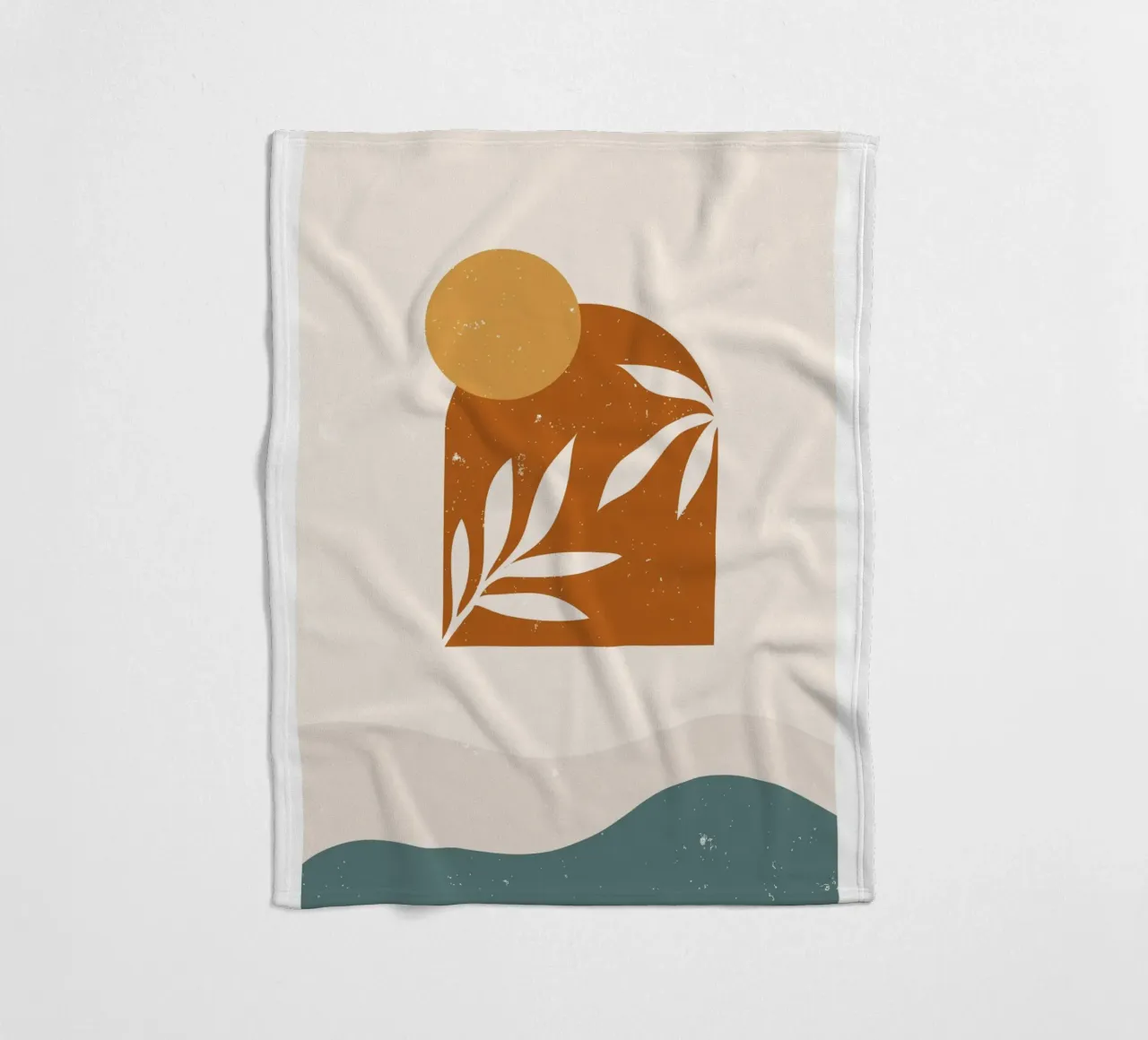 Design Boho Sunset coperta in pile da Whole©