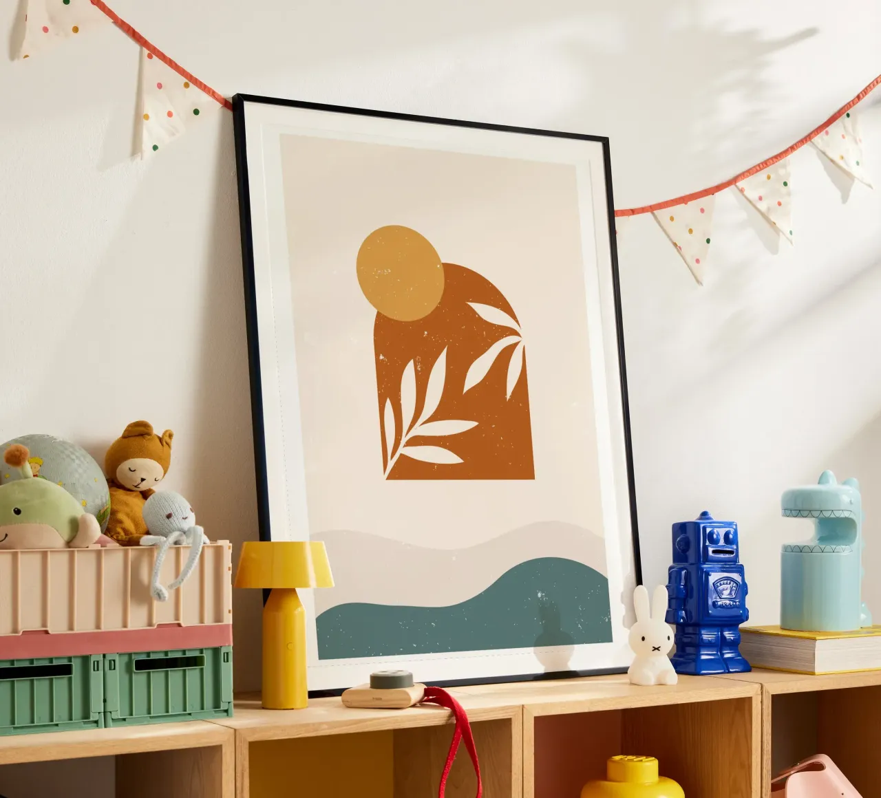 Boho Sunset Design poster de Whole©