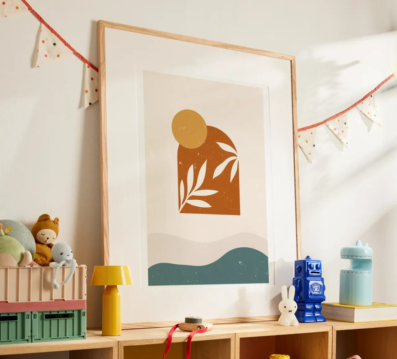 Boho Sunset Design poster de Whole©