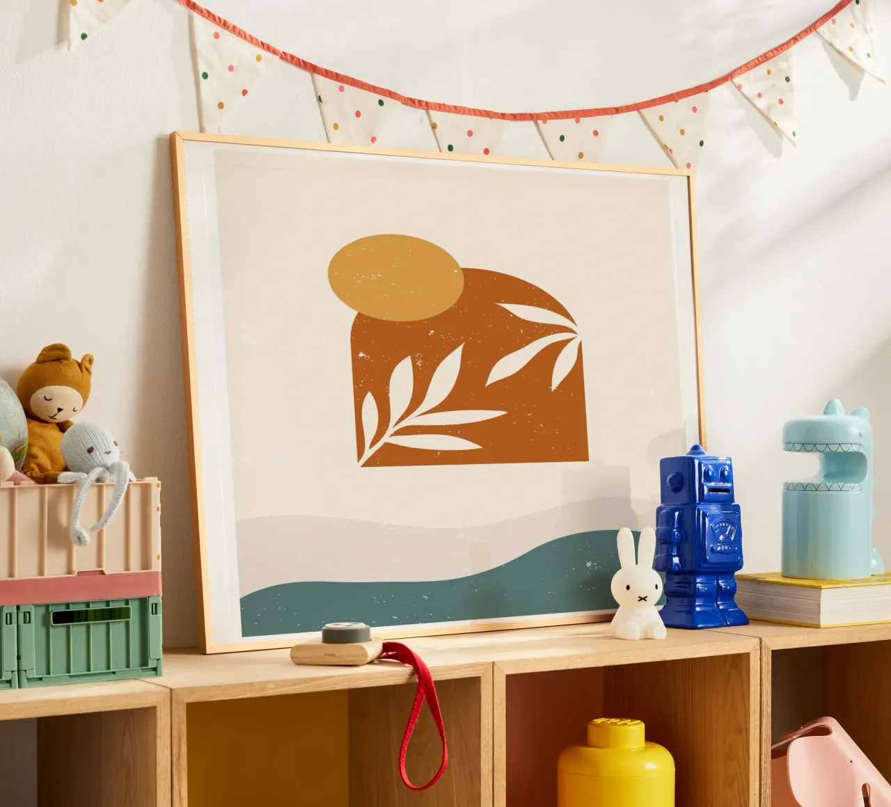 Boho Sunset Design poster de Whole©