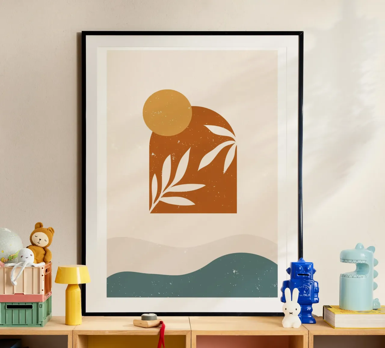 Boho Sunset Design poster de Whole©