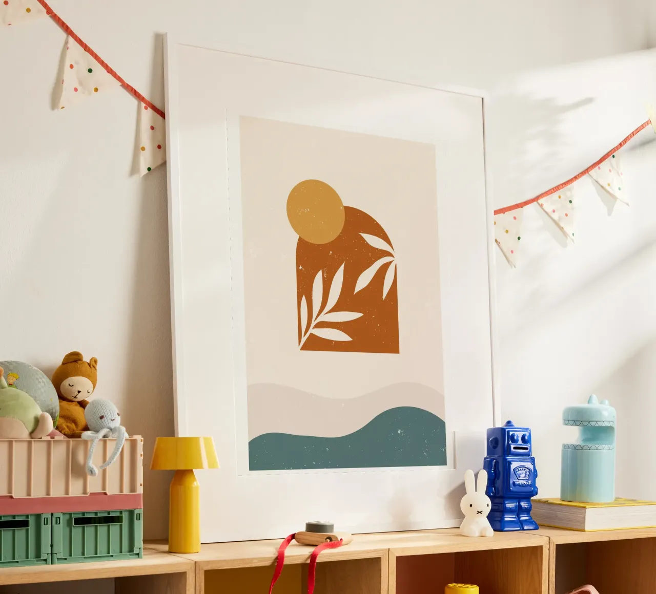 Boho Sunset Design poster de Whole©