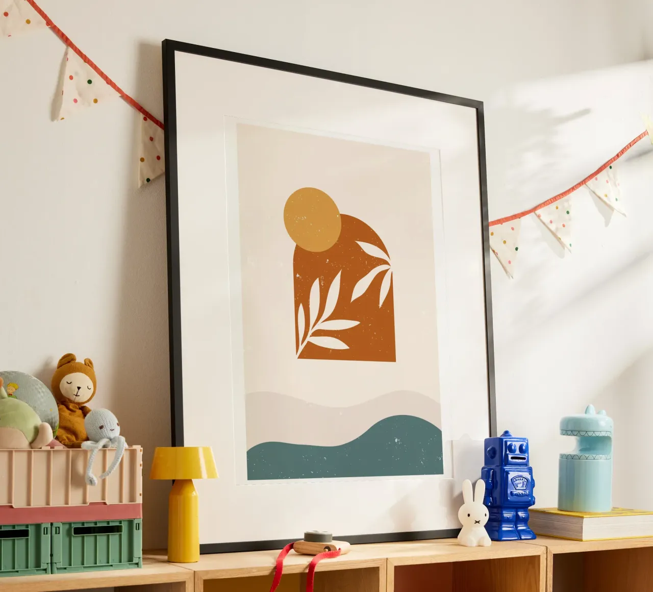 Boho Sunset Design poster de Whole©