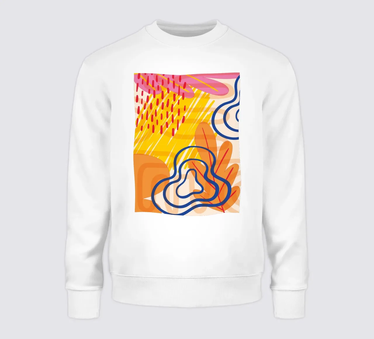 Astrazione colorata felpa da Whole©