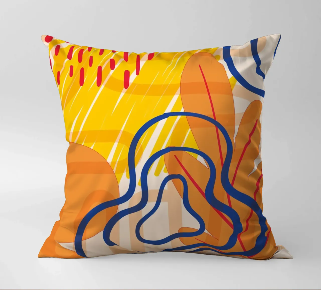 Astrazione colorata cuscino da Whole©