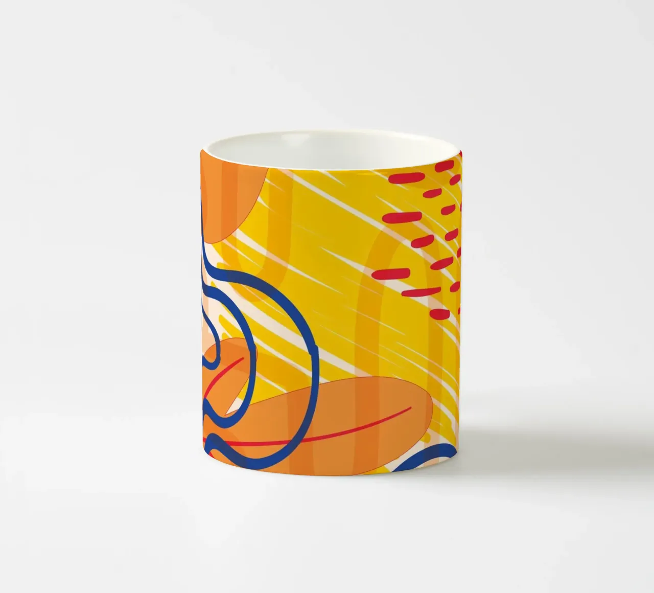 Astrazione colorata tazza in ceramica da Whole©