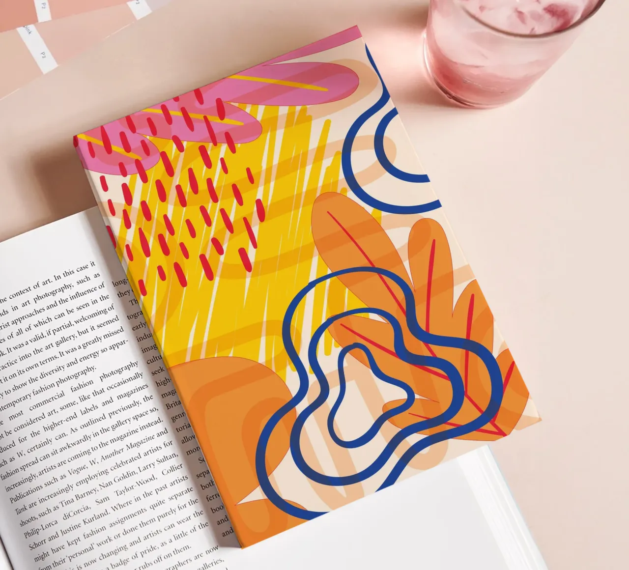 Colourful abstraction notebook by Whole©