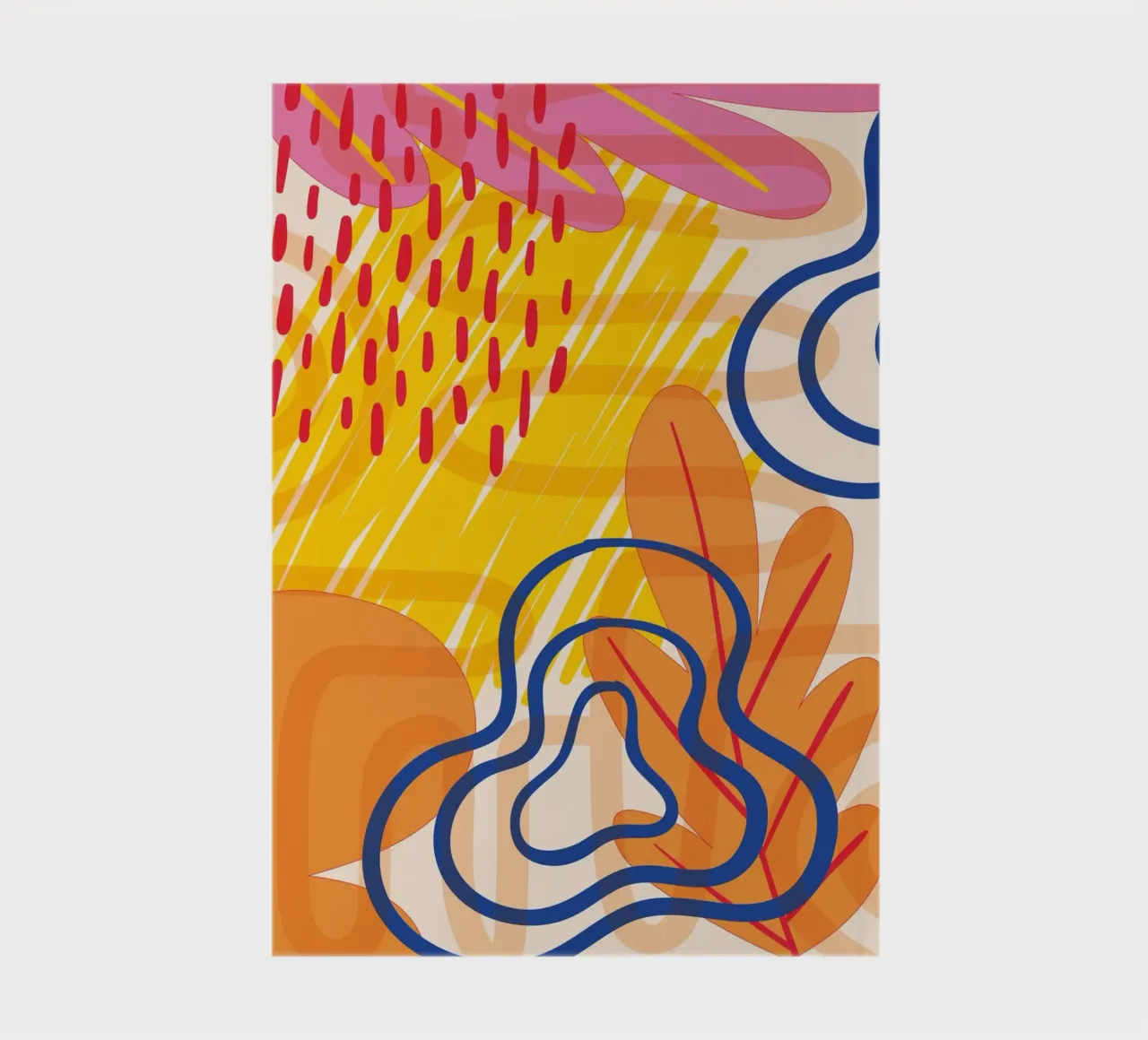 Colourful abstraction notebook by Whole©