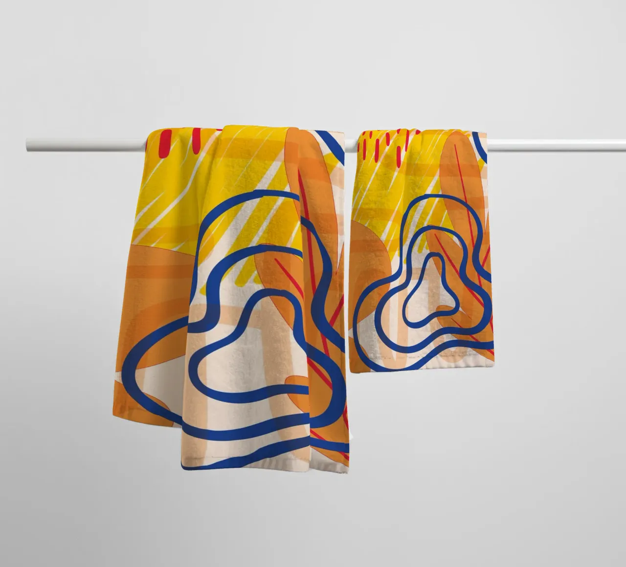 Astrazione colorata asciugamano da bagno da Whole©