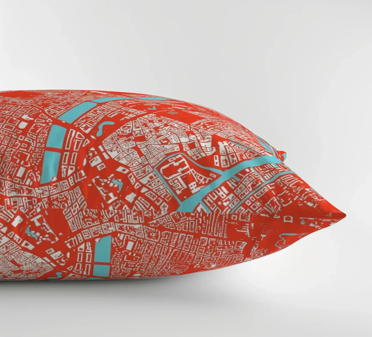Copenhagen Red cuscino da Urban Maps
