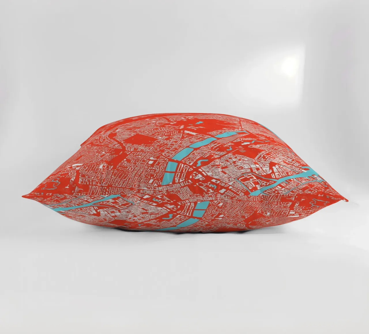Copenhagen Red cuscino da Urban Maps