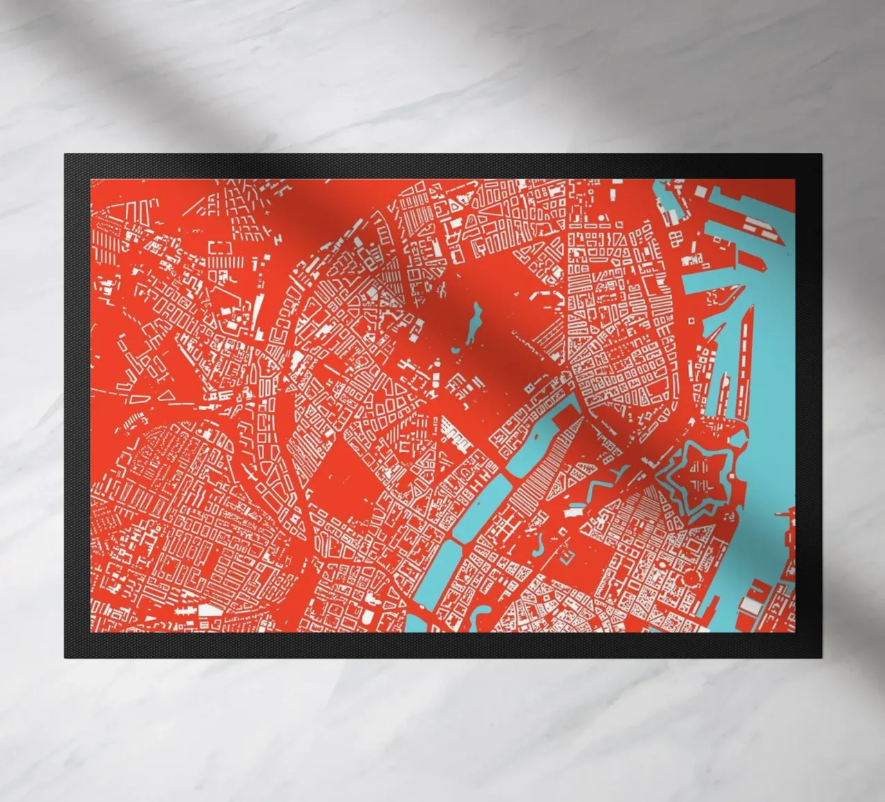 Copenhagen Red zerbino da Urban Maps