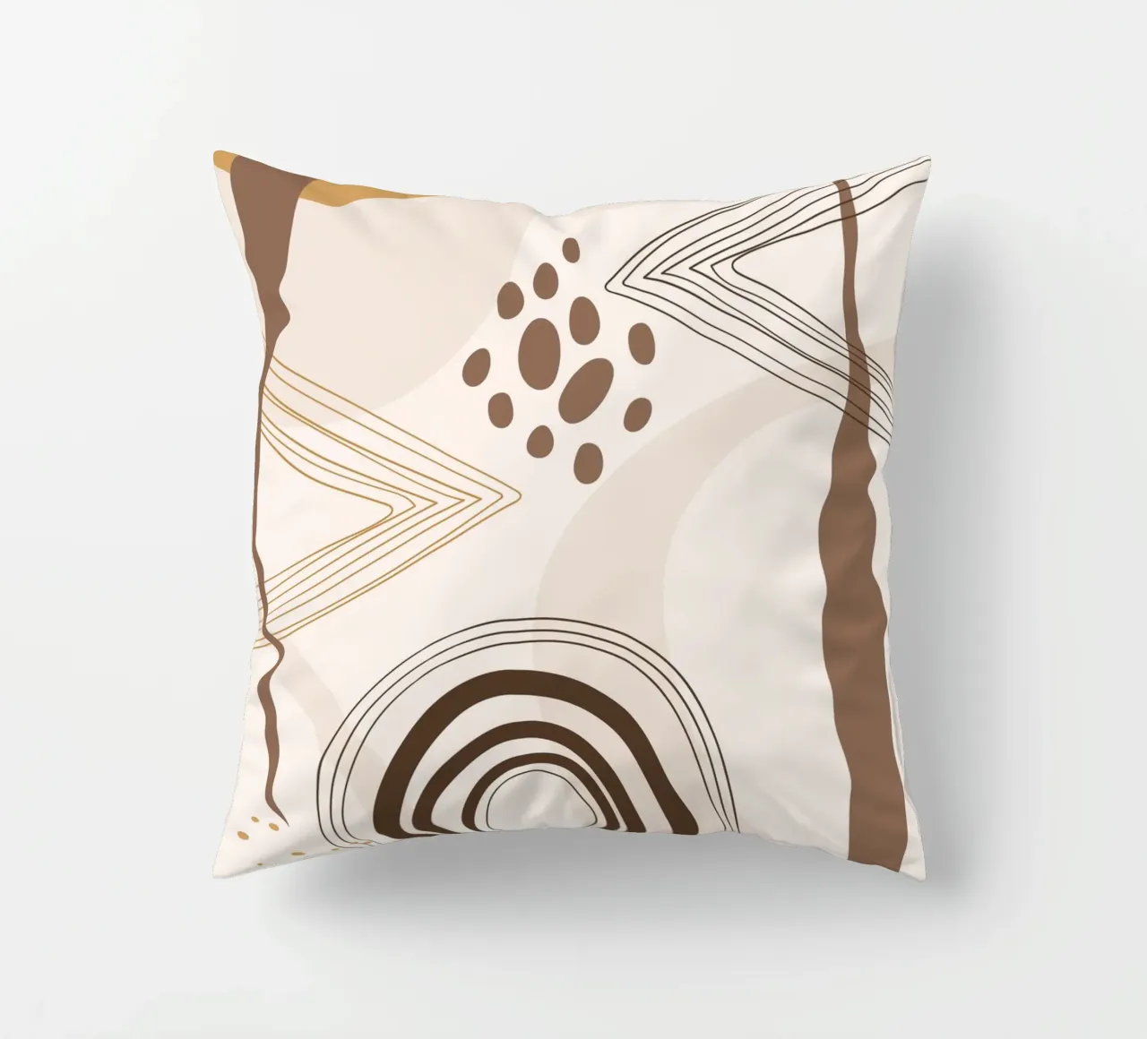 Elegant line pattern decorative cushion by Whole©