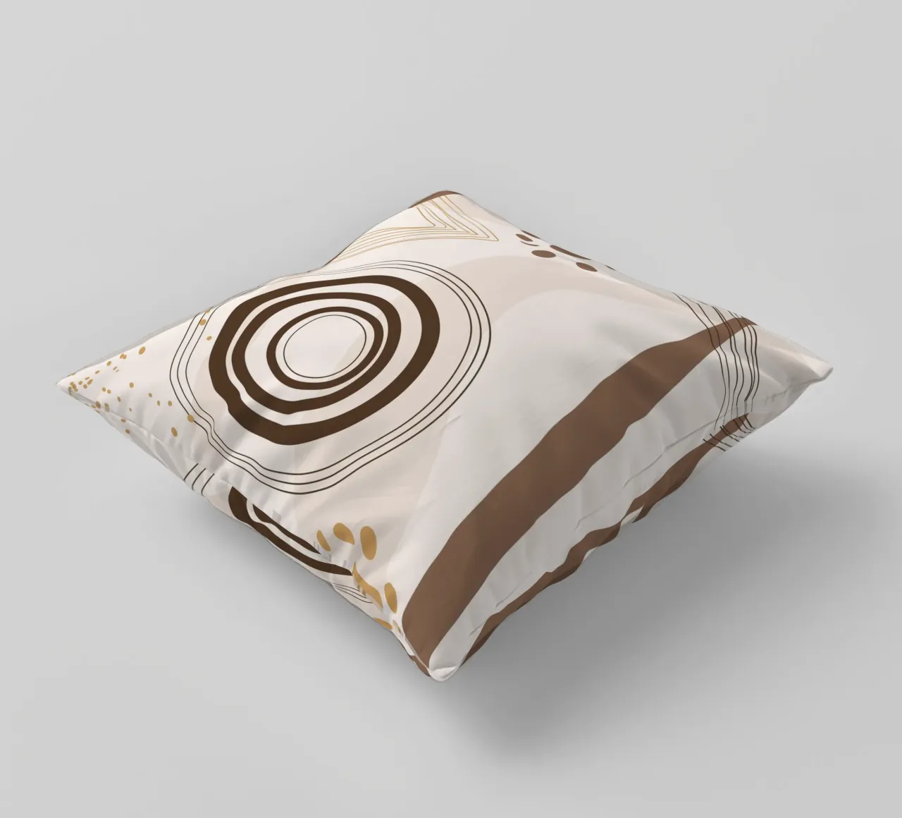 Elegant line pattern decorative cushion by Whole©