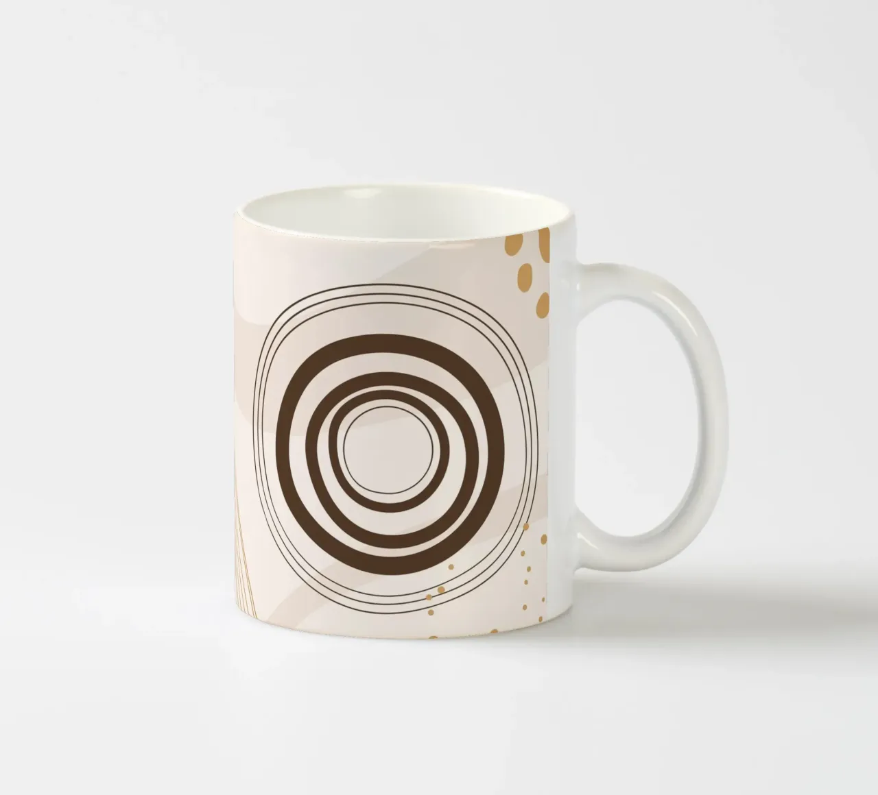 Elegante motivo a linee tazza in ceramica da Whole©