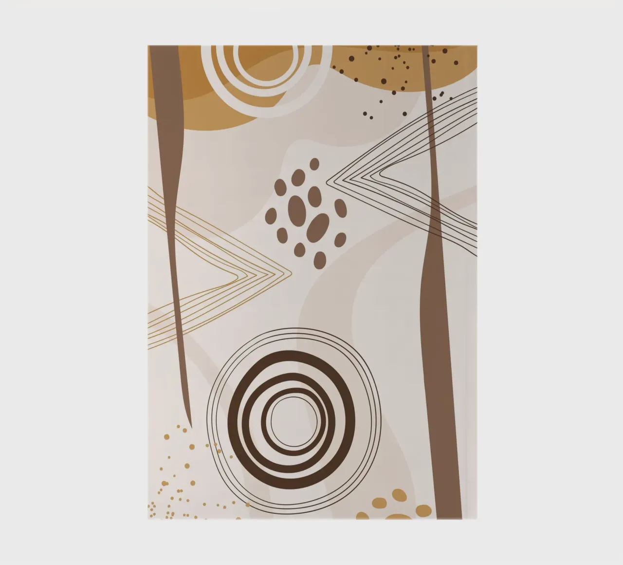 Elegant line pattern notebook by Whole©