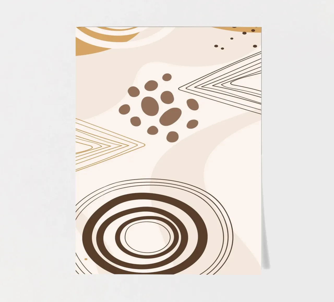 Elegantes Linienmuster Stickerbogen von Whole©