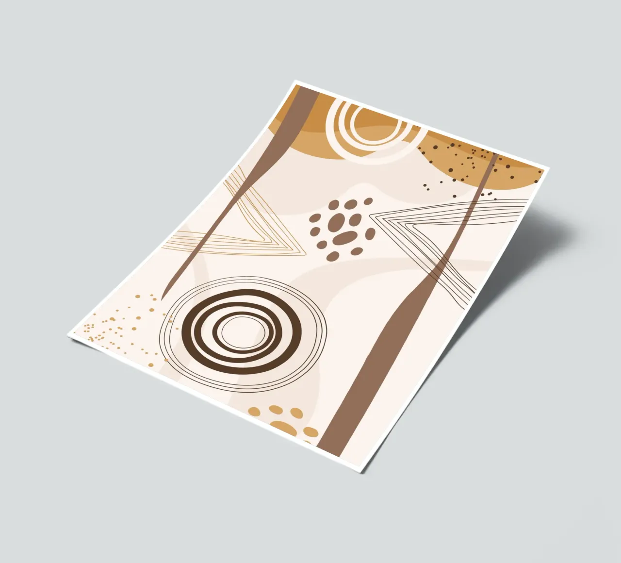 Elegantes Linienmuster Stickerbogen von Whole©