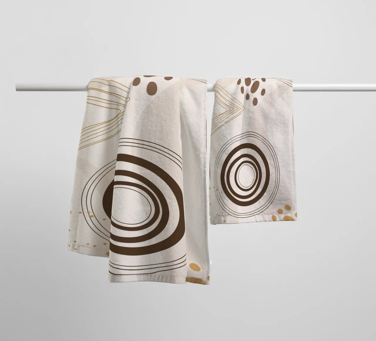 Elegant line pattern towel by Whole©