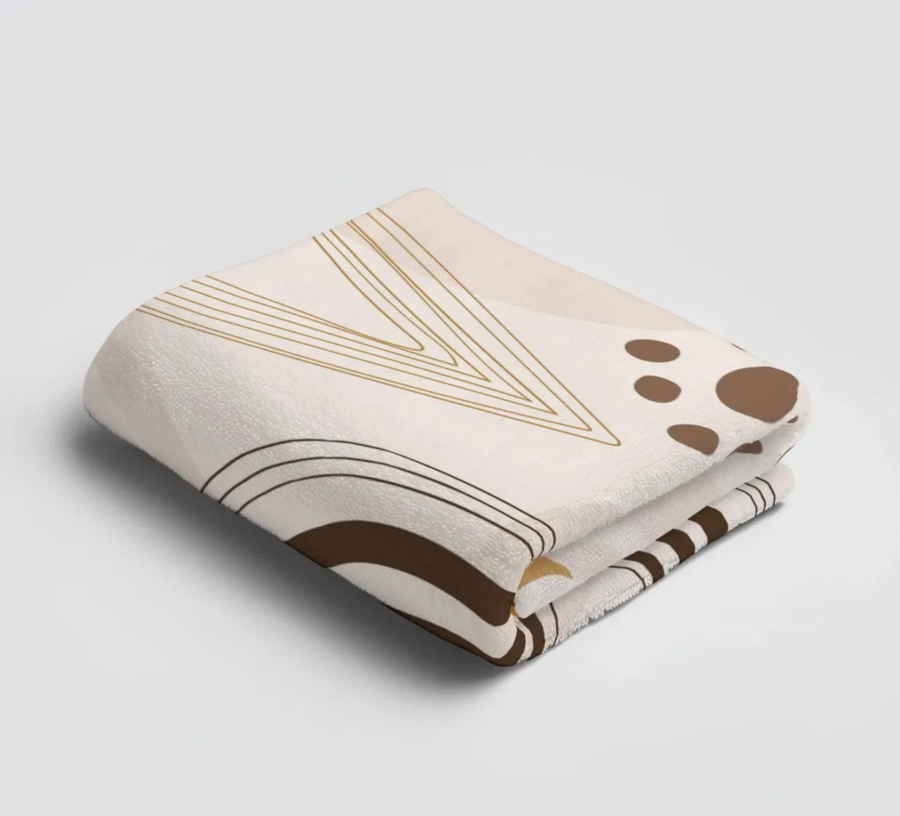 Elegant line pattern towel by Whole©
