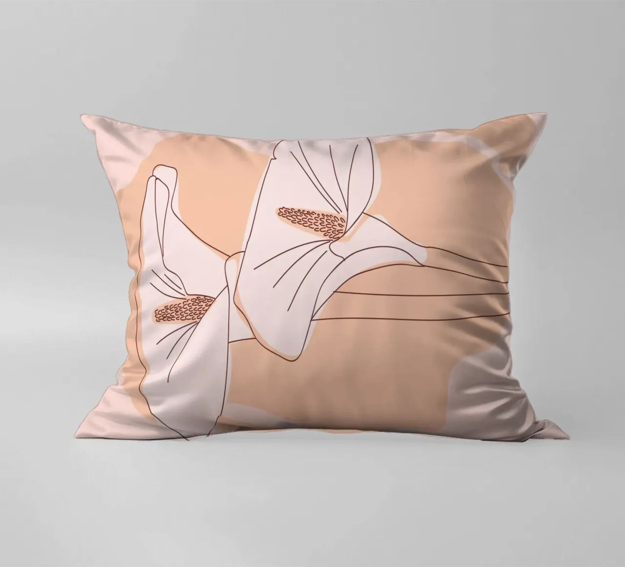 Delicate linee floreali cuscino da Whole©