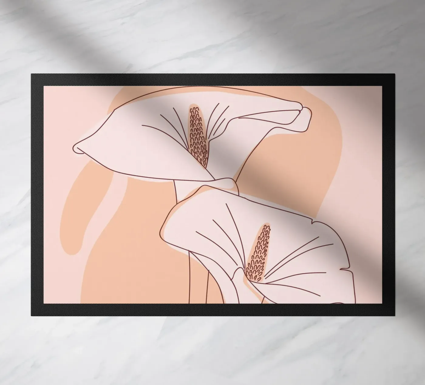 Delicate linee floreali zerbino da Whole©
