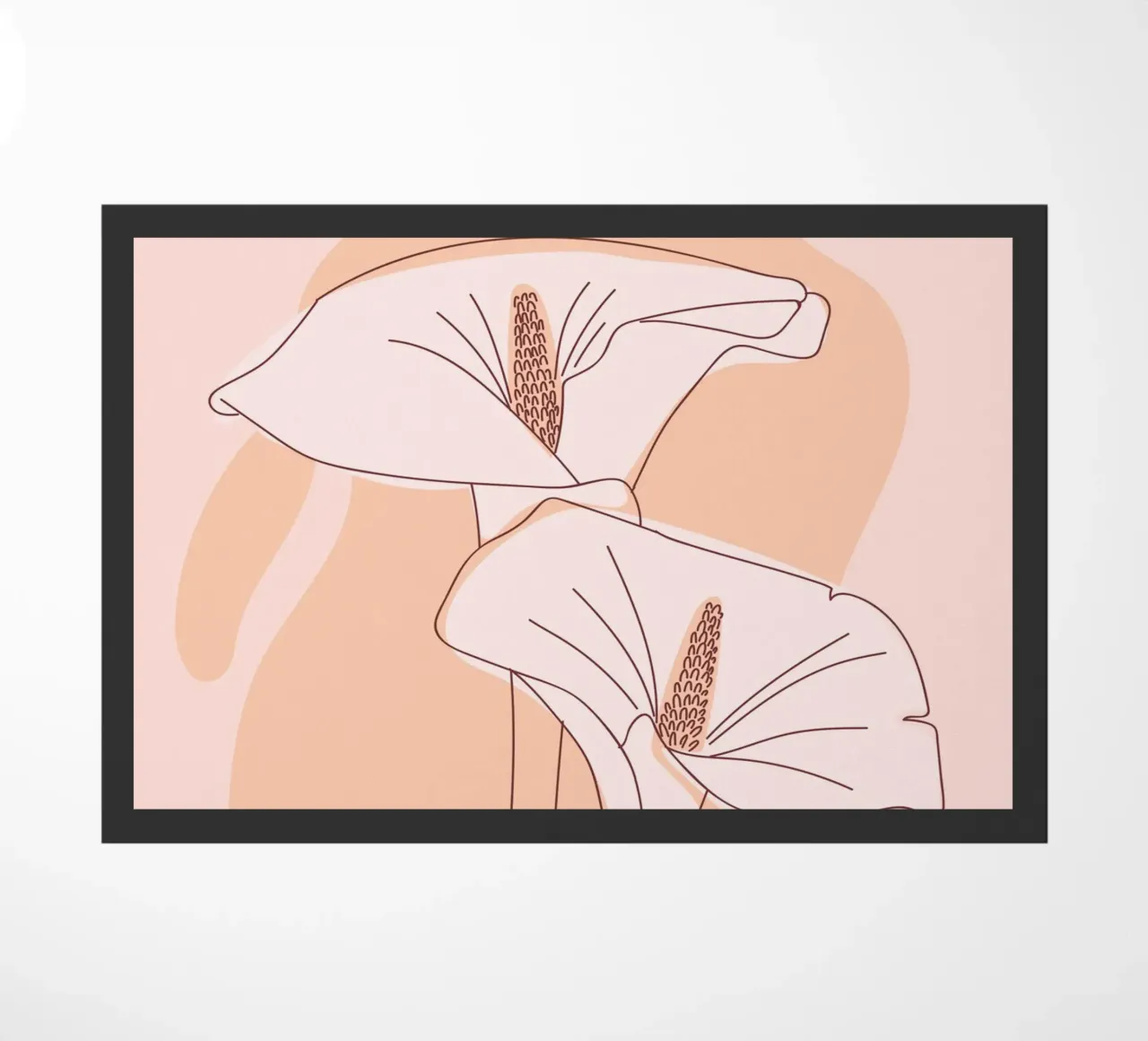 Delicate linee floreali zerbino da Whole©