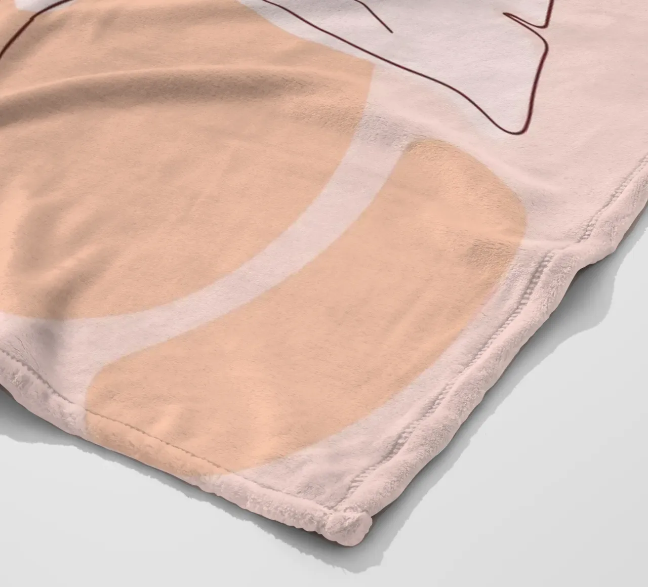 Delicate linee floreali coperta in pile da Whole©